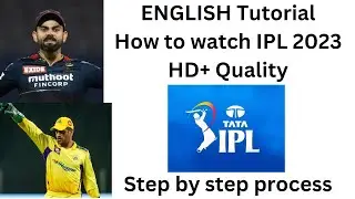How to watch IPL 2023 English tutorial | Step by step tutorial