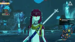 Хайрульские воины - прохождение.  Мифа  Hyrule warriors: Age of calamity  walkthrough Mipha