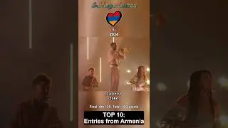Top 10 Entries from Armenia 🇦🇲 in Eurovision