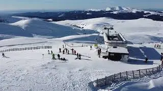 Sinaia Ski bird view