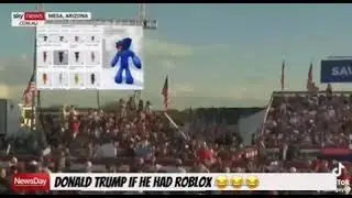 Donald Trump if he had Roblox 😱😂😲