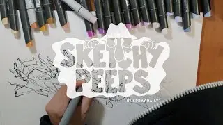 SKETCHY PEEPS 027 - SKARE