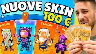 Shoppo 100€ per Trovare TUTTE le NUOVE Skin SPECIALI e MITICHE! Stumble Guys ITA!