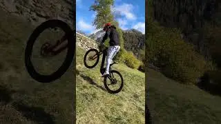 Gabriel Wibmer  doing what he does on the E bike #mountainbike