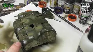 HOW TO PAINT A CAMOFLAGED TANK!!