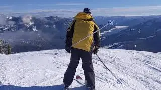 WHAT a DAY ehh Alpental Don Skiing The TOP of Alpental Ski Area 