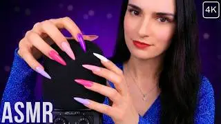 ASMR Mic Scratching with a $500 MIC 😱 INSANE SOUNDS 🔥 INSTANT SLEEP - No Talking , Long Nails 4K