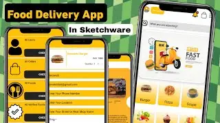how to make online food delivery app in sketchware | Full tutorial | HkApps | Online Food Delivery