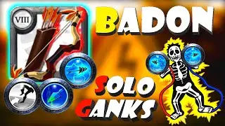SOLO GANK /Badon🏹Broken Build/ Albion Online