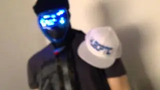 New ROBOT MASK - Ai Face Robot Light Up Helmet LED Future Cyber Futuristic Robot Costume Wear Sci Fi