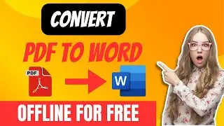 How To Convert Pdf To Word For Free (100% working on All PDF files)