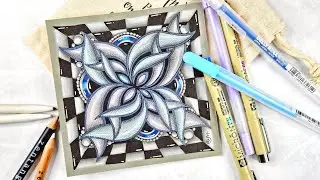 Zentangle Drawing Tutorial: Calming Wisp