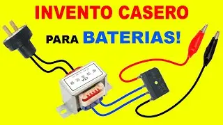 GENIAL IDEA PARA RECUPERAR BATERIAS!