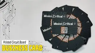 How to make a PCB visiting Card