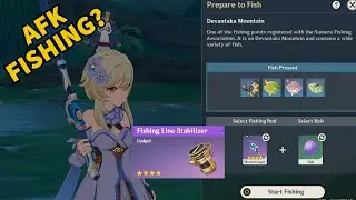 AFK FISHING ! - Huge QOL change added in Genshin Impact v3.0 !