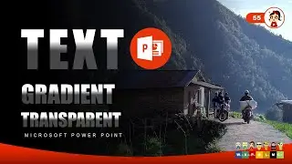 POPI #55  |  Cara Warnai Text Gradient Transparent si Microsoft PowerPoint