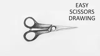 Kolay Makas Çizimi - Easy Scissors Drawing