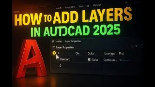 🔥 How to Add Layers in AutoCAD | Step-by-Step Guide for Beginners