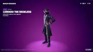 LORENZO THE RECKLESS in Fortnite Chapter 4 Season 3 Battle Pass ! Fortnite Season 3