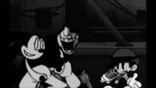 FNF Really Happy 2k22 - Really Alone But Oswald Sings IT
