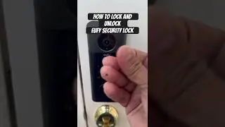Eufy security lock - fingerprint and code to lock and unlock