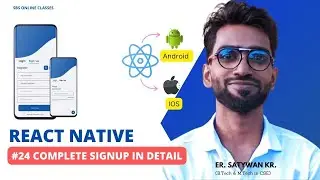 React Native Tutorial in Hindi #24 Complete Signup in Detail