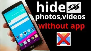 How To Hide Photos&Videos Without App malayalam