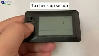 Ebike display and Electric Scooter Display how to set up limit current value