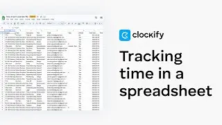 How to track time in a spreadsheet