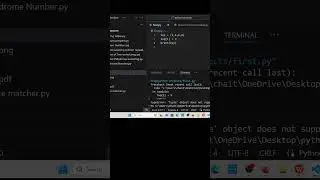 Python coding challenge-332#shortsfeed #shorts #python #shortvideo #shortsvideo #short #coding #ai
