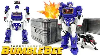 Tiny But AWESOME! Transformers Bumblebee SOUNDWAVE & RAVAGE Trumpeter Model Kit Review + SPEED BUILD