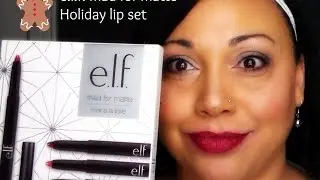 e.l.f. mad for matte Holiday lippy kit