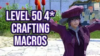 FFXIV 3.0 0748 Simple Crafting Macro 50 (4 Star)