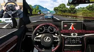 2021 Lexus LX570 Super Sport - Euro Truck Simulator 2 [Steering Wheel Gameplay]