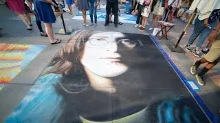 The World's Biggest Street-Art Festival: Pasadena Chalk Festival 2015