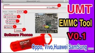 UMT Ultimate EMMc Tool V0.1 Reest password and FRP ALL oppo,Vivo, Huawei No need file Reset