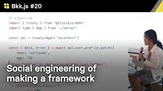 Social Engineering of making a framework by Kongkeit Khunpanitchote
