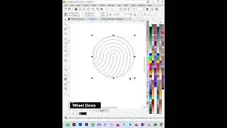 Finger Print Logo Design In Corel Draw 