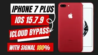 iphone 7 plus icloud bypass with signal working || latest IOS 15.7.9 || SIM WORKING!📱 || 2023