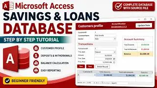 How to create a Savings and Loans management database