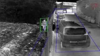 HIKVISION thermal DS-2TD2136 - narušení objektu a překročení čáry - ukázka funkcí