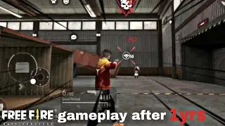 Free fire gameplay after 1 years!! AP ASNH || #freefire #gaming