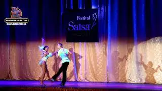 Xiomara Ceballos y Mauricio Posso, Pareja Cabaret Elite, XIV Festival Mundial de Salsa Cali 2019