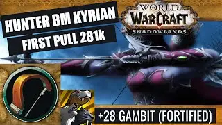 Hunter BM Kyrian pre patch +28 key Azzardo first pull 281k