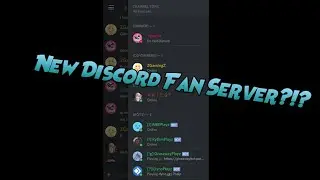 New discord fan group server?!?!