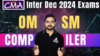 Compiler 🔥 - OMSM All Important MCQs & Questions for CMA Inter December 2024 Exam