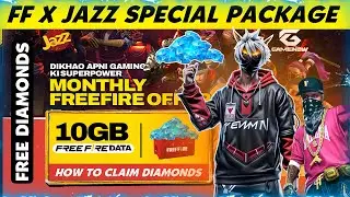 FREE FIRE JAZZ PACKAGE | FREE FIRE JAZZ PACKAGE FREE DIAMONDS | FF X JAZZ DATA BUNDLE & DIAMONDS