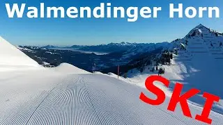Walmendingerhorn Ski - Talabfahrt vom Walmendinger Horn in's Kleinwalsertal