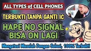 Penyebab Sinyal Hilang, Lemah Atau Sinyal Kota, Tanpa Perlu Ganti IC All Types HP