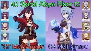 4.1 Spiral Abyss: "C1" Melt Amber and C6 Melt Ganyu
